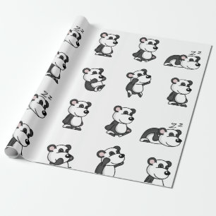 Panda Geschenkpapier