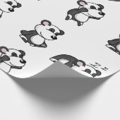 Panda Geschenkpapier (Ecke)