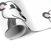 Panda Geschenkpapier (Rolleneckpunkt)