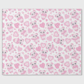 Panda Geschenkpapier (Flach)