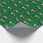 Panda Geschenkpapier (Ecke)