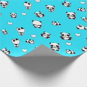 Panda Geschenkpapier (Ecke)