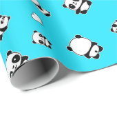 Panda Geschenkpapier (Rolleneckpunkt)