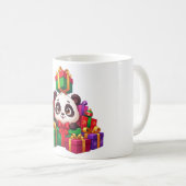 Panda-Geschenkstapel-Jubel Kaffeetasse (VorderseiteRechts)