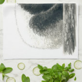 Panda Geschirrtuch (Gefaltet)