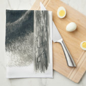 Panda Geschirrtuch (Viertel Falte)