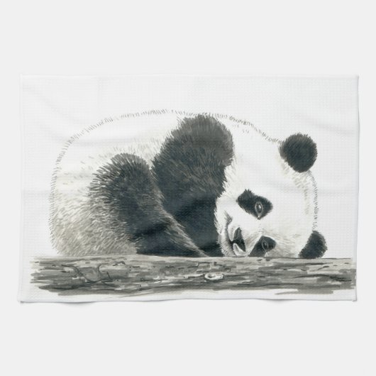 Panda Geschirrtuch (Horizontal)