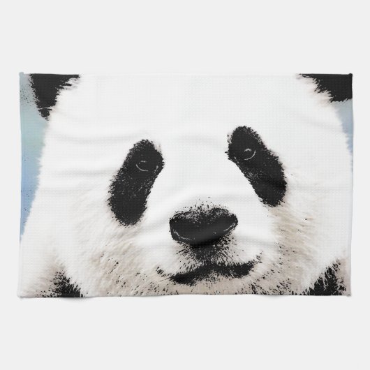 Panda Geschirrtuch (Horizontal)