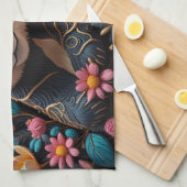 Panda Geschirrtuch (Viertel Falte)