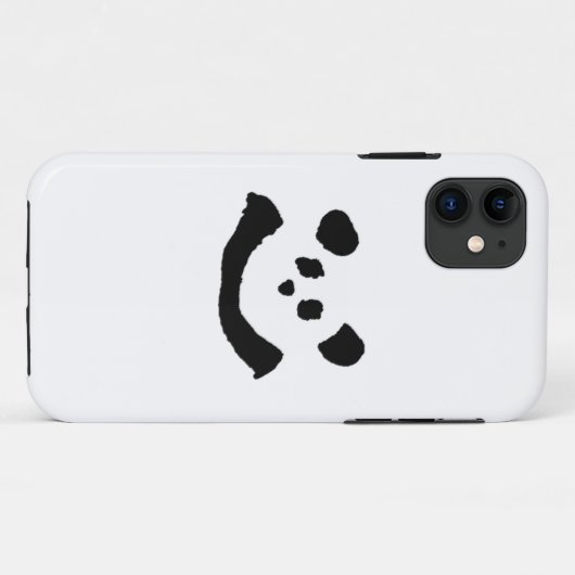 Panda-Gesicht Case-Mate iPhone Hülle (Rückseite (Horizontal))