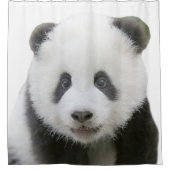 Panda-Gesicht Duschvorhang (Vorderseite)