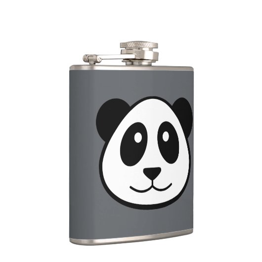Panda-Gesicht Flachmann (Rechts)