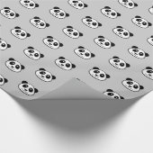 Panda-Gesicht Geschenkpapier (Ecke)