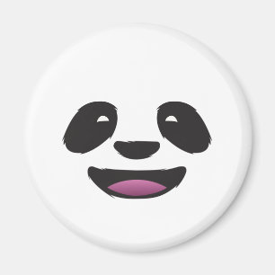 Panda-Gesicht Magnet