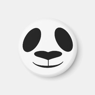 Panda-Gesicht Magnet