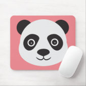 Panda Gesicht Schwarz-Weiß-Bär Mousepad (Mit Mouse)