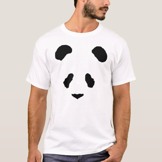 Panda-Gesicht T-Shirt (Vorderseite)