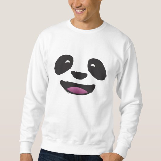 Panda-Gesicht - Tierwild lebende tiere Sweatshirt (Vorderseite)