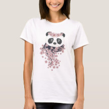 Panda Gesicht und Sakura
