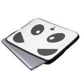 Panda-Gesichts-Laptop-Kasten Laptopschutzhülle (Vorne Knopf)