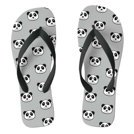 Panda-Gesichts-Muster Badesandalen (Fußbett)