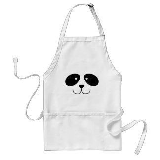 Panda-Gesichts-Schürze Schürze