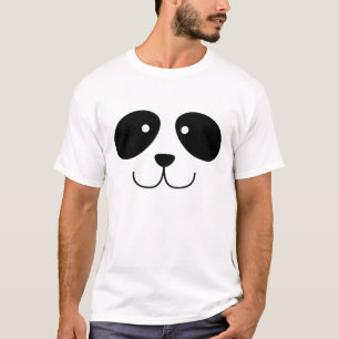 Panda-Gesichts-Shirt T-Shirt