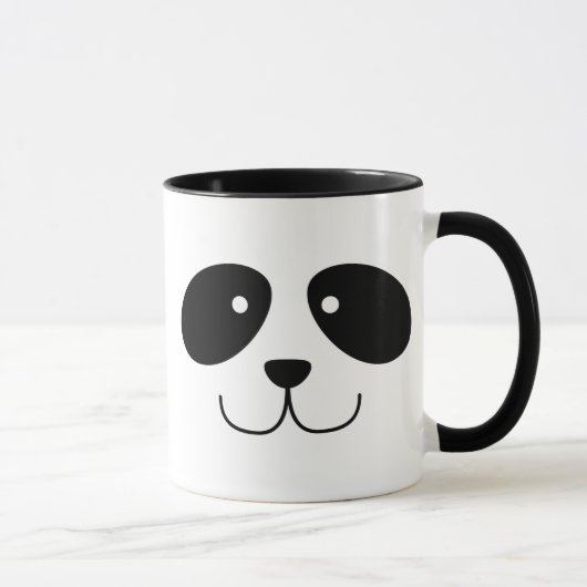 Panda-Gesichts-Tasse Tasse (Rechts)