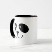 Panda-Gesichts-Tasse Tasse (Vorderseite Links)