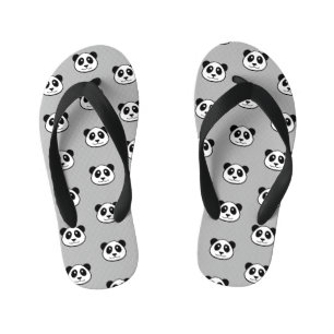 Panda-Gesichtsmuster Kinderbadesandalen