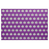 Panda-Gesichtsmuster lila Stoff (Yard (91,4 cm))