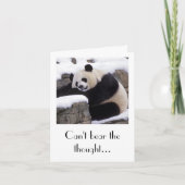 Panda Get Well Card Karte (Vorderseite)
