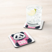 Panda Getränkeuntersetzer (Rechte Seite)