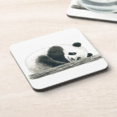 Panda Getränkeuntersetzer (Linke Seite)