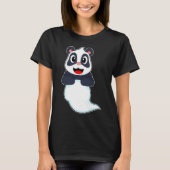 Panda Ghost Halloween T-Shirt (Vorderseite)