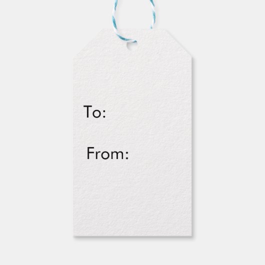 Panda Gift Tags Geschenkanhänger (Rückseite)