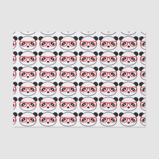 Panda Gift Wrap Paper Seidenpapier (Vorderseite)