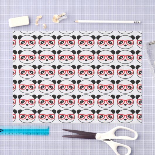 Panda Gift Wrap Paper Seidenpapier (Handwerk)