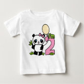 Panda Girl 2. Baby T-shirt (Vorderseite)