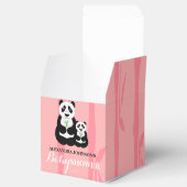Panda Girl Baby Dusche Pink Geschenkschachtel (Geöffnet)