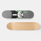 Panda Girl - Green Skateboard (Horizontal)