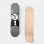 Panda Girl - Green Skateboard (Vorderseite)