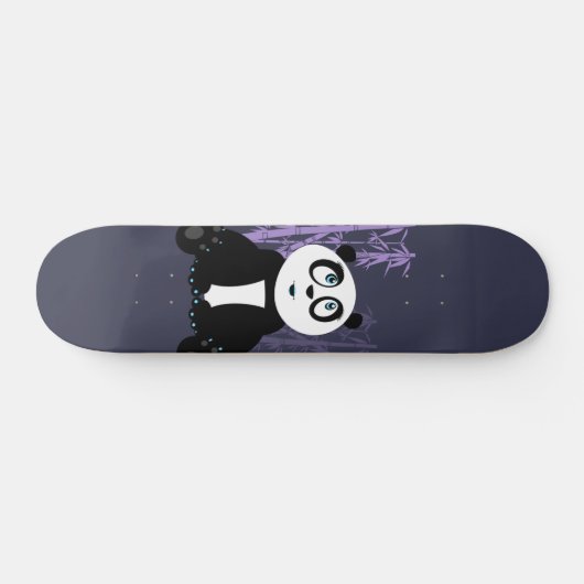 Panda Girl - Lila Skateboard (Horizontal)