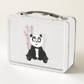 Panda Girl Metall Brotdose (Rückseite)