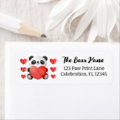 Panda Girl mit Herz Valentine (Insitu)