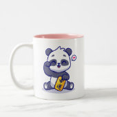 Panda-glückliche Tasse (Links)