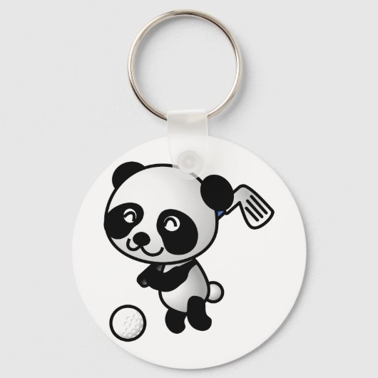 Panda Golf Schlüsselanhänger (Vorderseite)