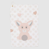 Panda Golfhandtuch (Vorderseite)