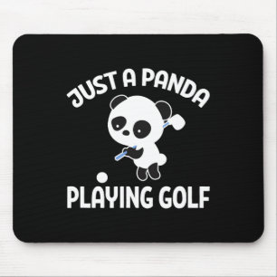 Panda Golfspieler Nur Ein Panda Beim Golfspielen  Mousepad