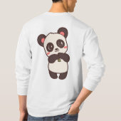 Panda-Grafikdesign T-Shirt (Rückseite)